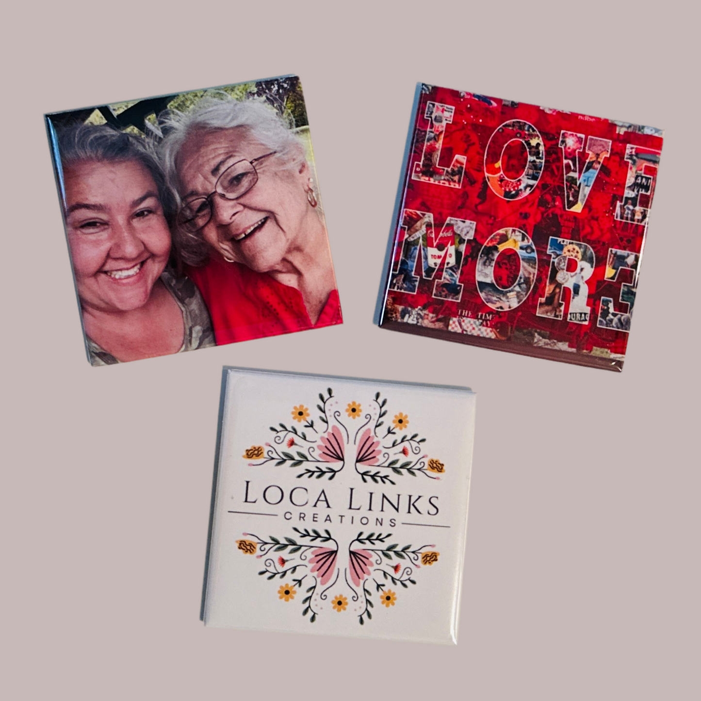 2"x2" Magnets 3 Pack